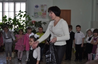 День Защитника Отечества - торжественная линейка. 22 февраля 2012 года