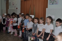 День Защитника Отечества - торжественная линейка. 22 февраля 2012 года