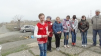 Акция у стелы «Штык». 24 апреля 2014 года