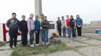 Акция у стелы «Штык». 24 апреля 2014 года
