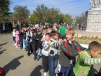 Открытие детской площадки в Советском районе. 7 сентября 2012 года