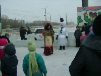 Открытие новогодней елки в поселке ОЗТП