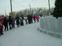 Открытие новогодней елки в поселке ОЗТП