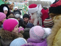 Открытие новогодней елки в поселке ОЗТП