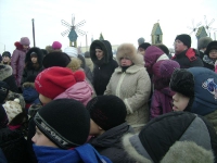 Открытие новогодней елки в поселке ОЗТП