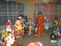 Новогодний утренник в детском клубе «Гайдаровец». Декабрь 2012 года