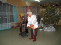 Новогодний утренник в детском клубе «Гайдаровец». Декабрь 2012 года