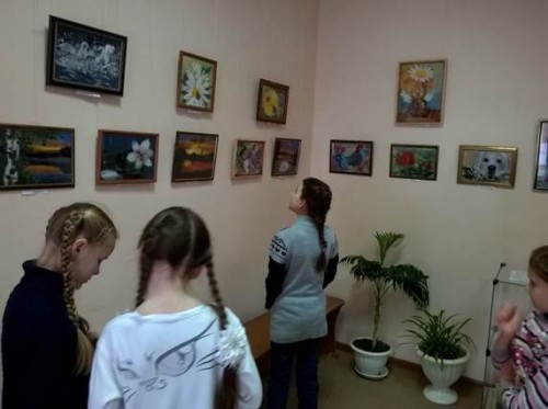 В музее им. Т.Г. Шевченко