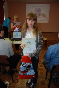Награждение победителей. Ботнарюк Елизавета, ЦРТДЮ 